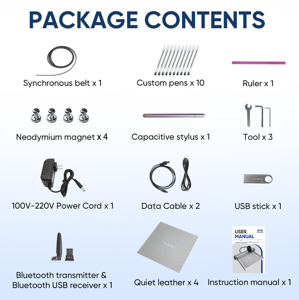PaxieBot Smart Handwriting Machine X26 - Supports A4, Letter, B5, C5, and smaller paper sizes