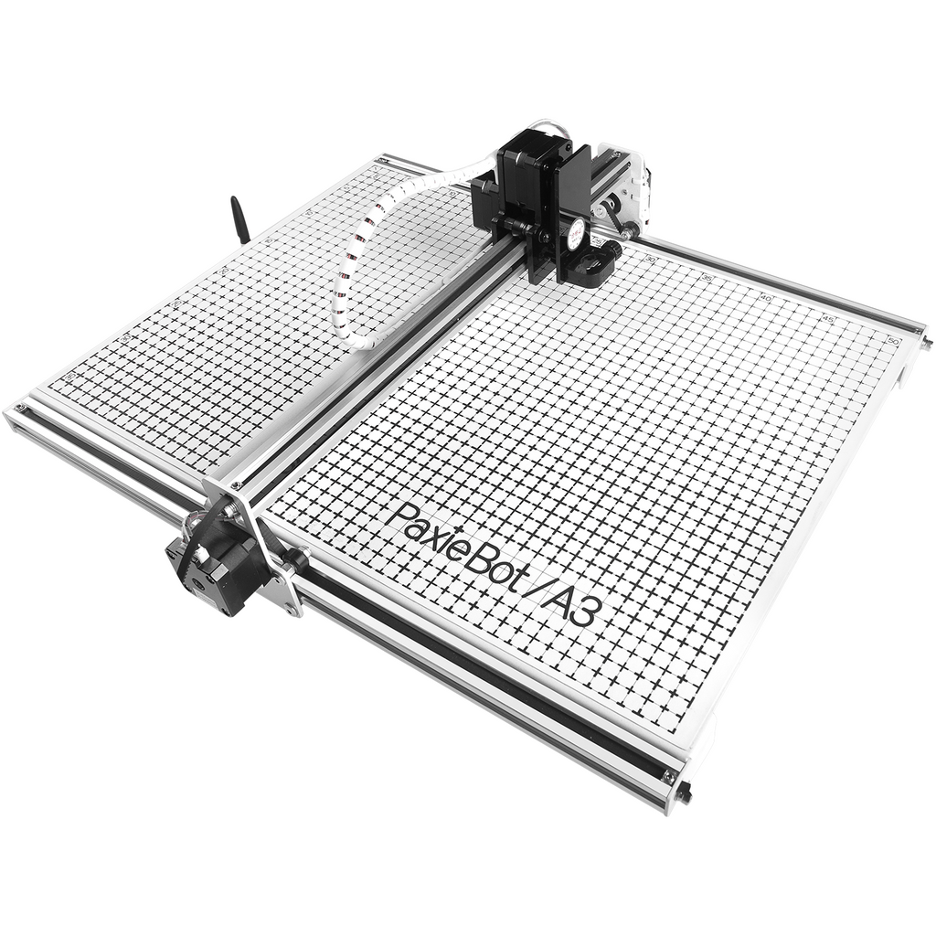 PixelBot A3 Plotter machine on a white background