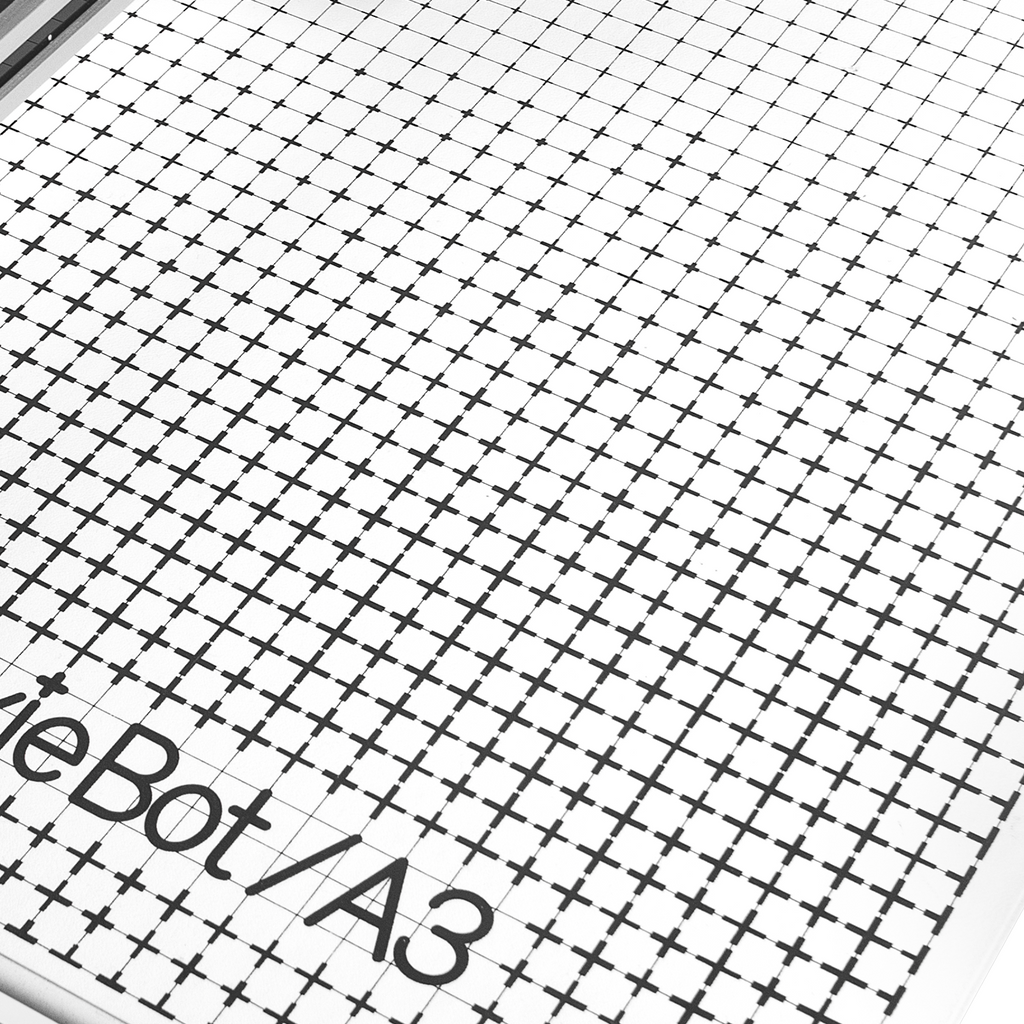 Grid paper with 'PaxieBot/A3' text on a white background