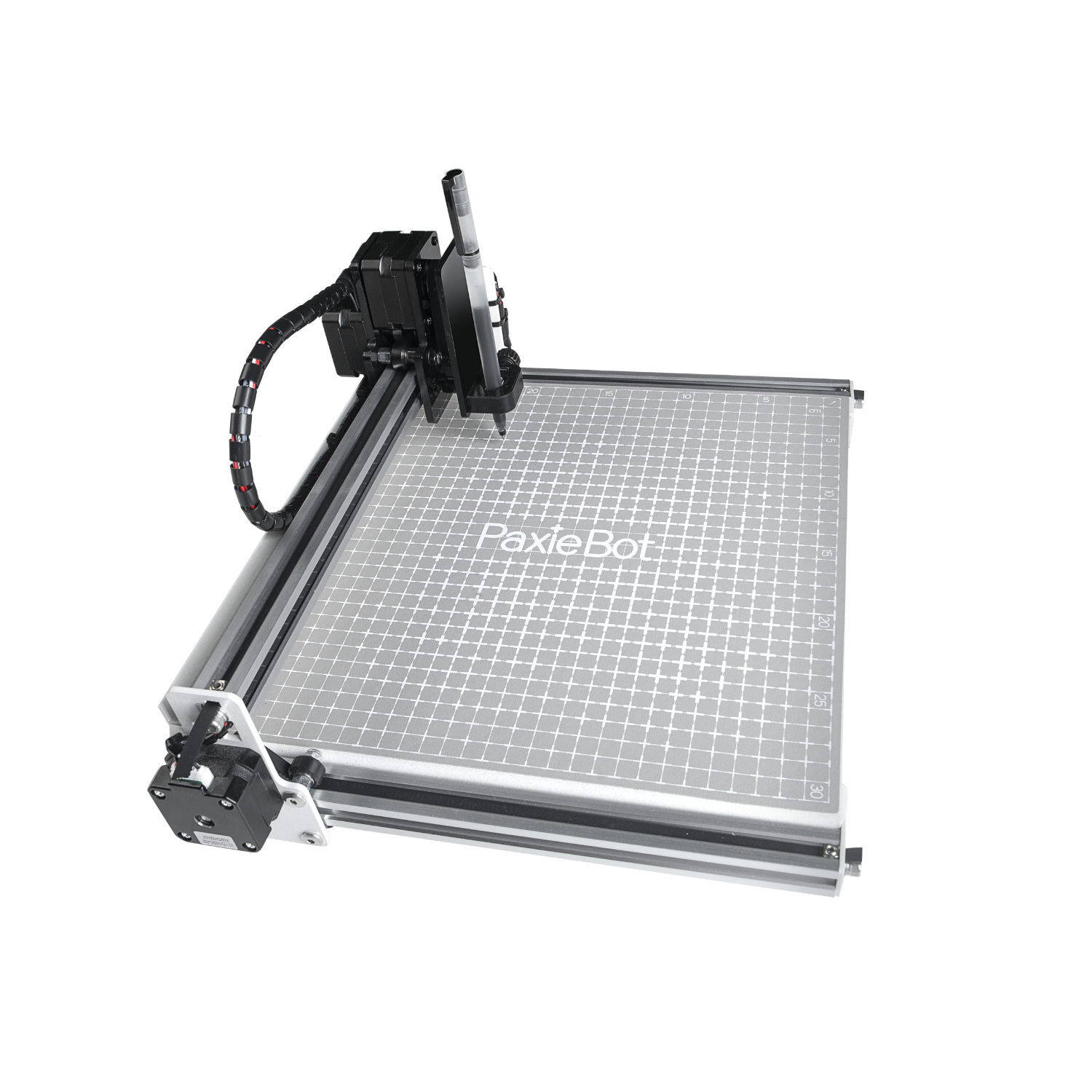 PaxieBot machine on a white background